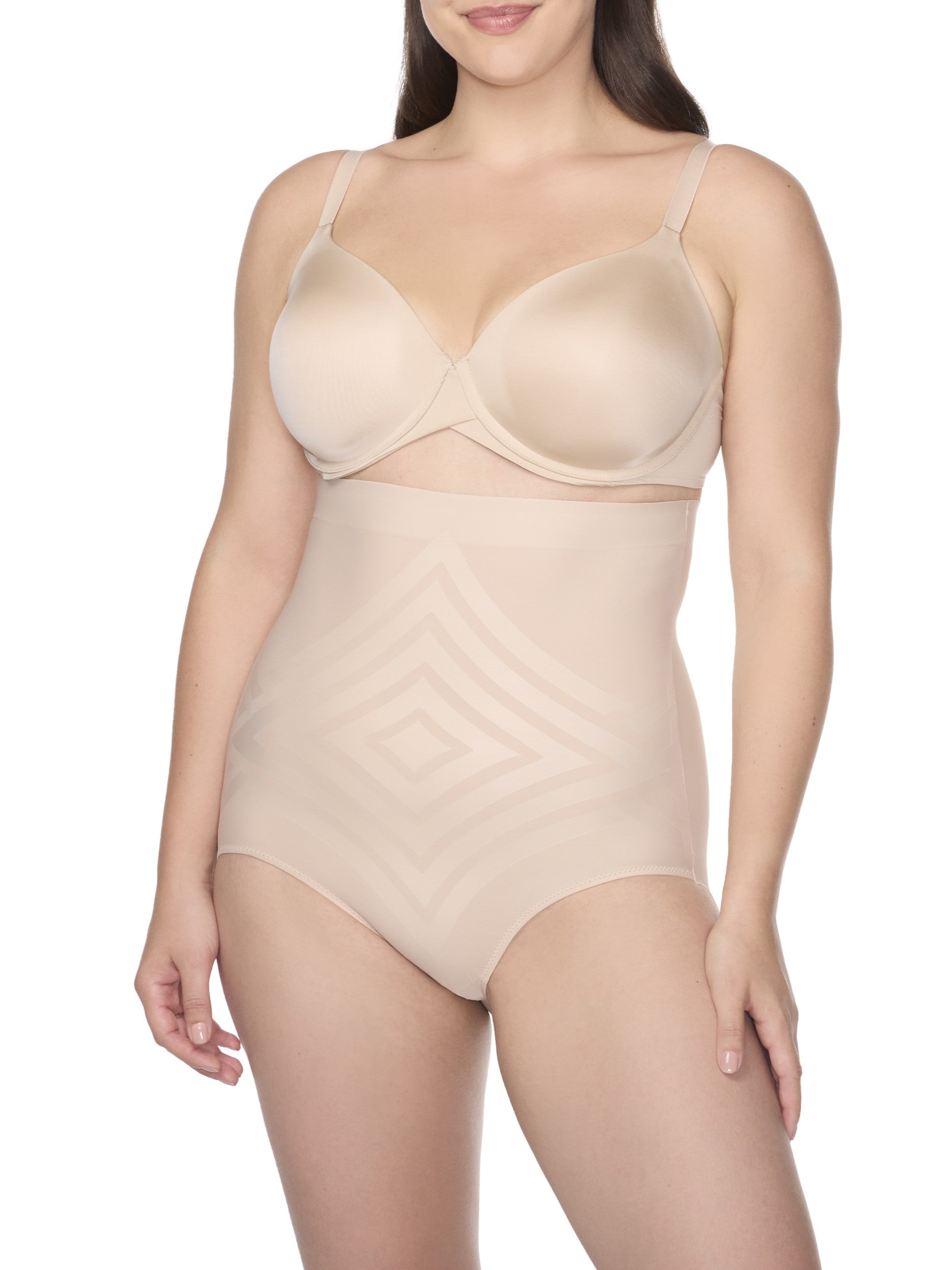 Culotte gainante taille haute avec technologie d'impression LYCRA FitSense®