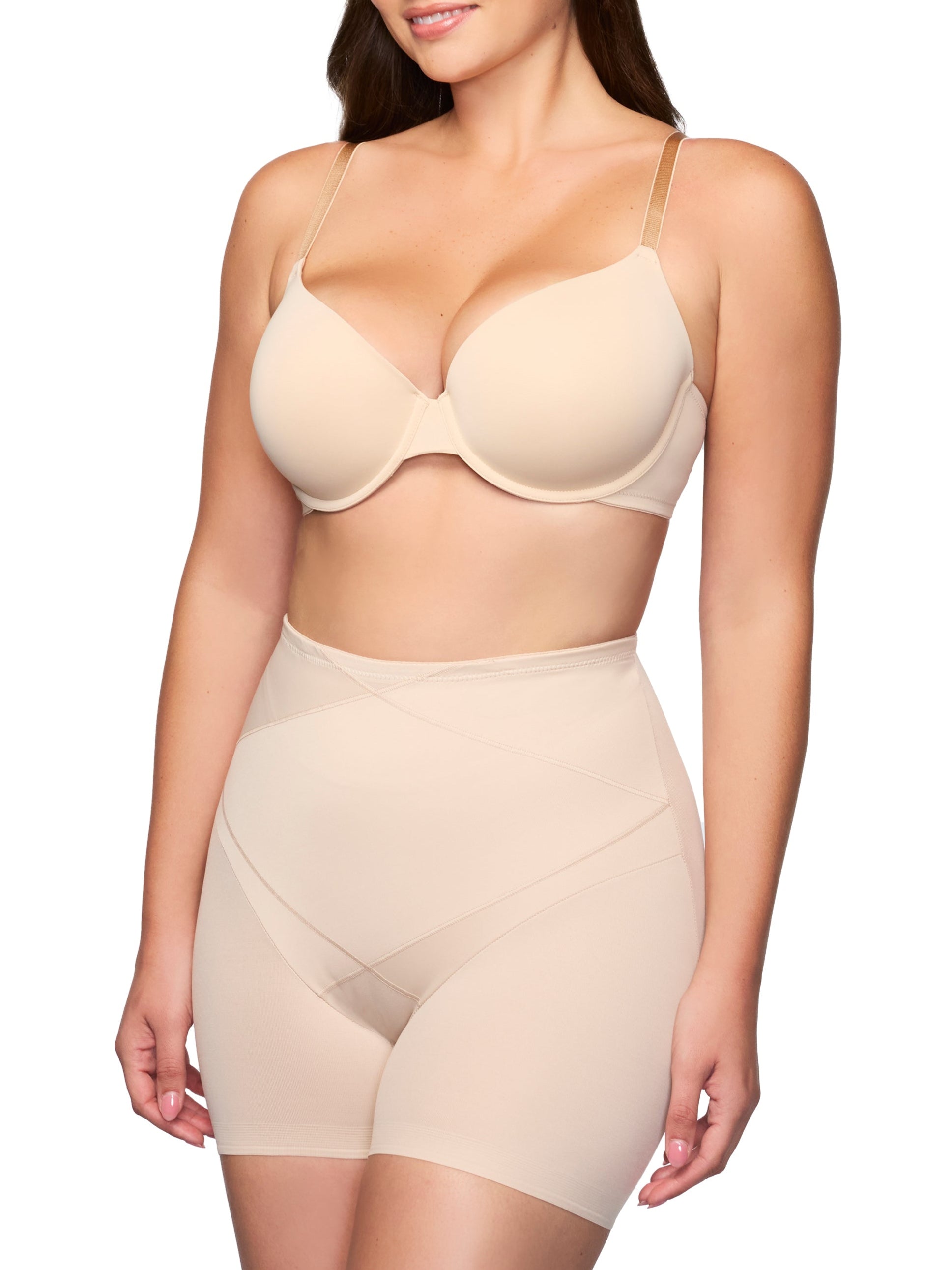 Shorty gainant effet ventre plat